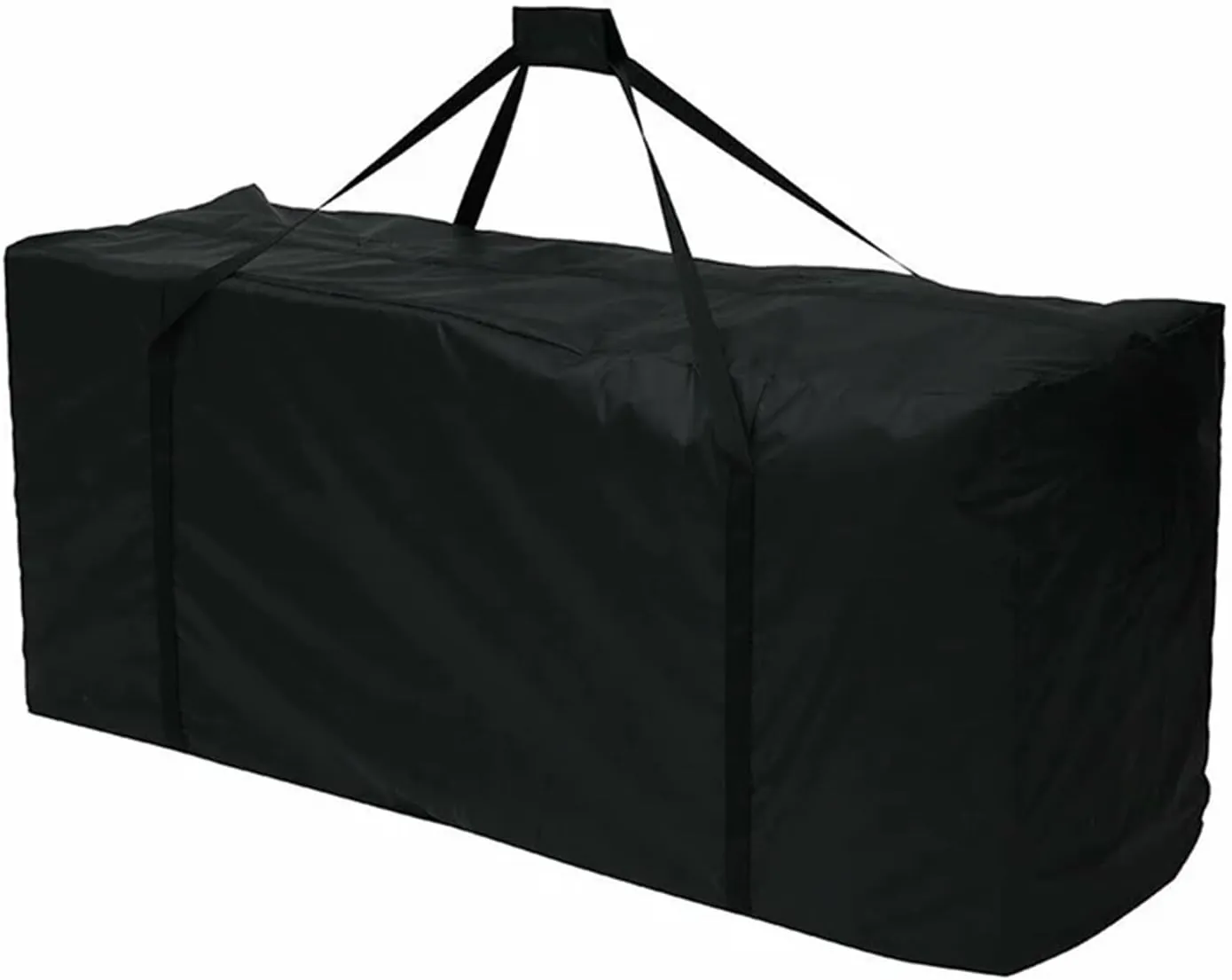 1 Pc Oxford Cloth Heavy Duty Outdoor Organizer Black Rectangle Garden Furniture Cushion Storage Bag Travel Carrier Storage Bag (Size : S 122)