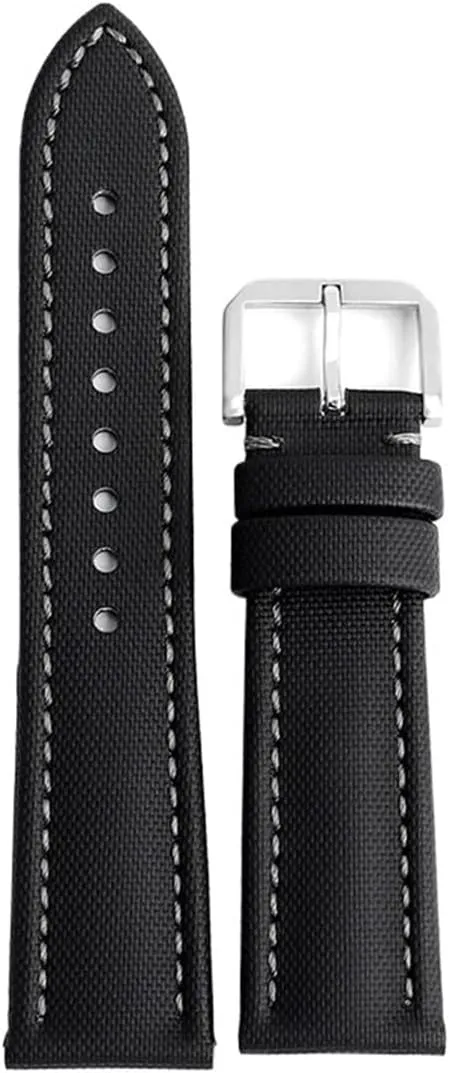 18mm 19mm 20mm 21mm 22mm Sailcloth Straps Compatible With Omega Blancpain Seiko Divers Watches Men Women Quick Release Waterproof Watch Band