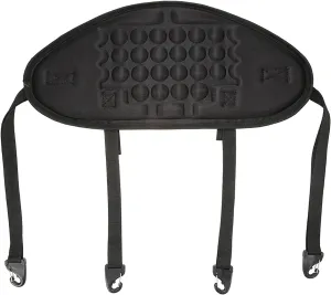 ​1pc Adjustable Kayaking Canoeing Sit OnKayak Seat Back Rest Seat Backrest Support Back Pad Band noskid Cushiony Black