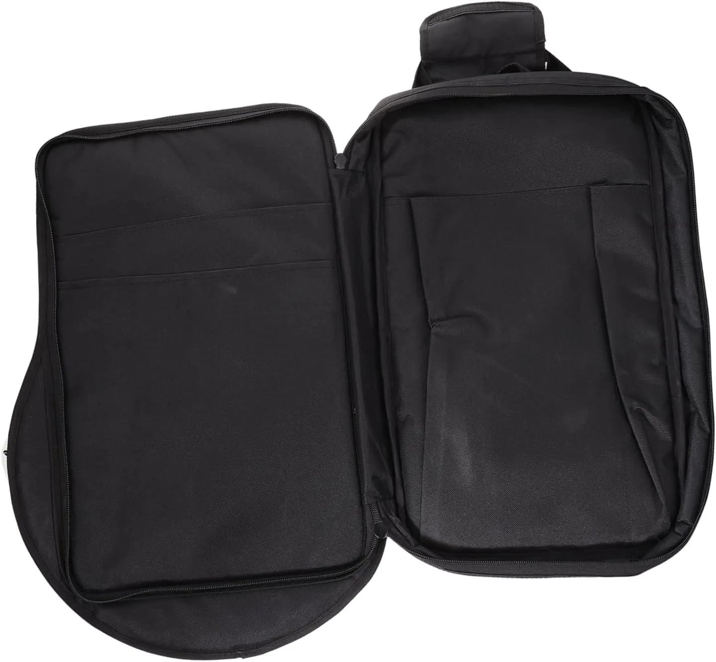 1Pc Dedicated Drum Storage Bag Thickened Sponge Instrument Case for Dumb Drum Durable Carrying Pouch for Organizing Drum Necessities Black