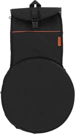 1Pc Dumb Drum Storage Bag Portable Oxford Fabric Pouch for Percussion Instruments Durable Organizer for Travel and Camping Accessories Black