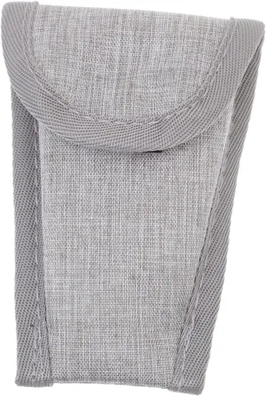 1Pc Durable Saxophone Clarinet Mouthpiece Storage Bag Lightweight Protection Pouch for Musical Instrument Supplies Grey