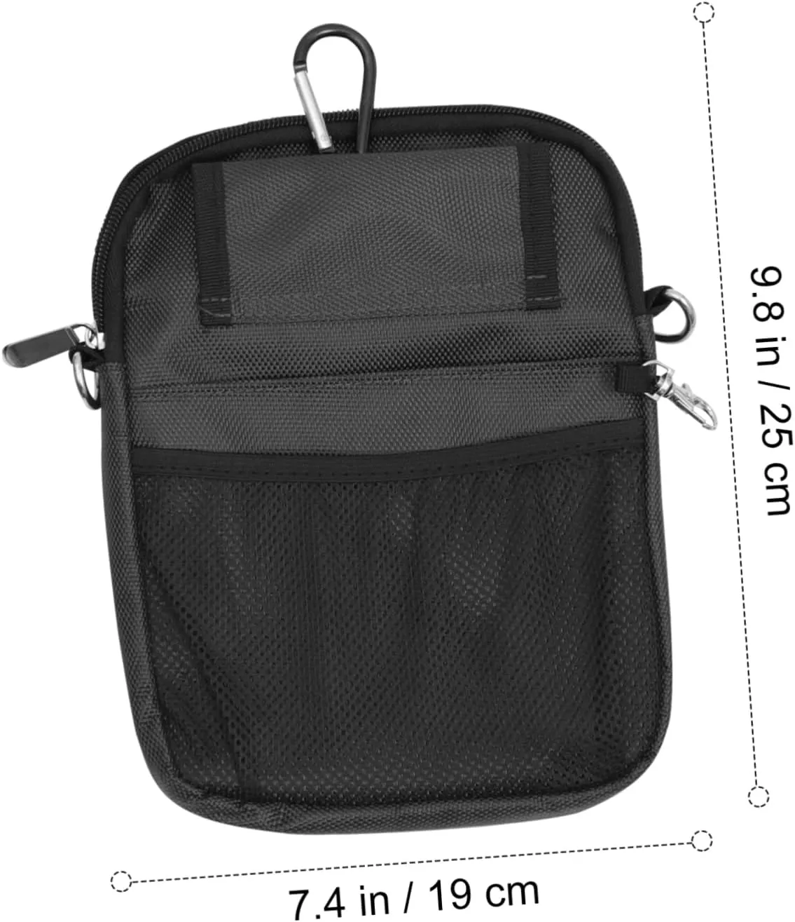 1pc Shoulder Nurse Waist Bag Hvac Tool Bag Tote Tool Bag Organizer Pouch Tool Bags Tool Belt Duffel Rolling Tool Bag Electrician Tool Bag Kit Garden Tool Bag Black Oxford Cloth