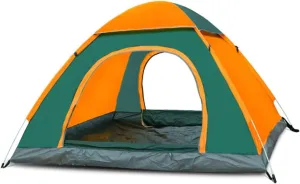 3-4 Person Portable Folding Outdoor Quick-Opening Beach Tents Backpacking Camping Tent Hiking Ultralight Tent for Outdoor Hiking Camping Beach Garden (Color : B, Size : 23 Person)