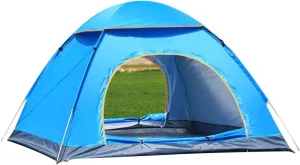3-4 Person Portable Folding Outdoor Quick-Opening Beach Tents Backpacking Camping Tent Hiking Ultralight Tent for Outdoor Hiking Camping Beach Garden (Color : C, Size : 23 Person)