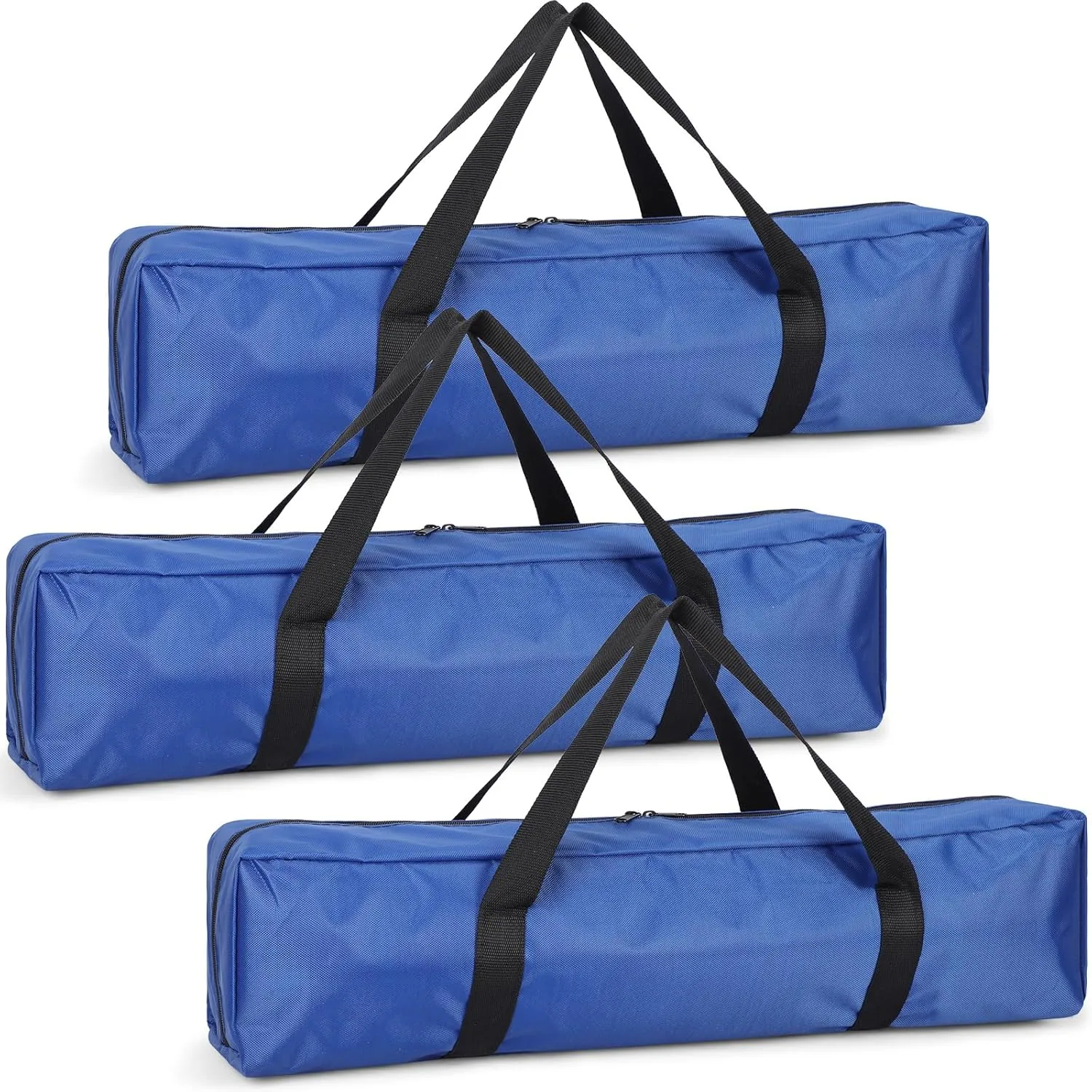 3 Pcs Tripod Carrying Case Bag Water Resistant Durable Lightweight Multifunctional Tripod Carrying Case with Heavy Duty Suit for Tent, Fishing Pole, Lights, Speakers, Cameras(Blue,28 Inch)