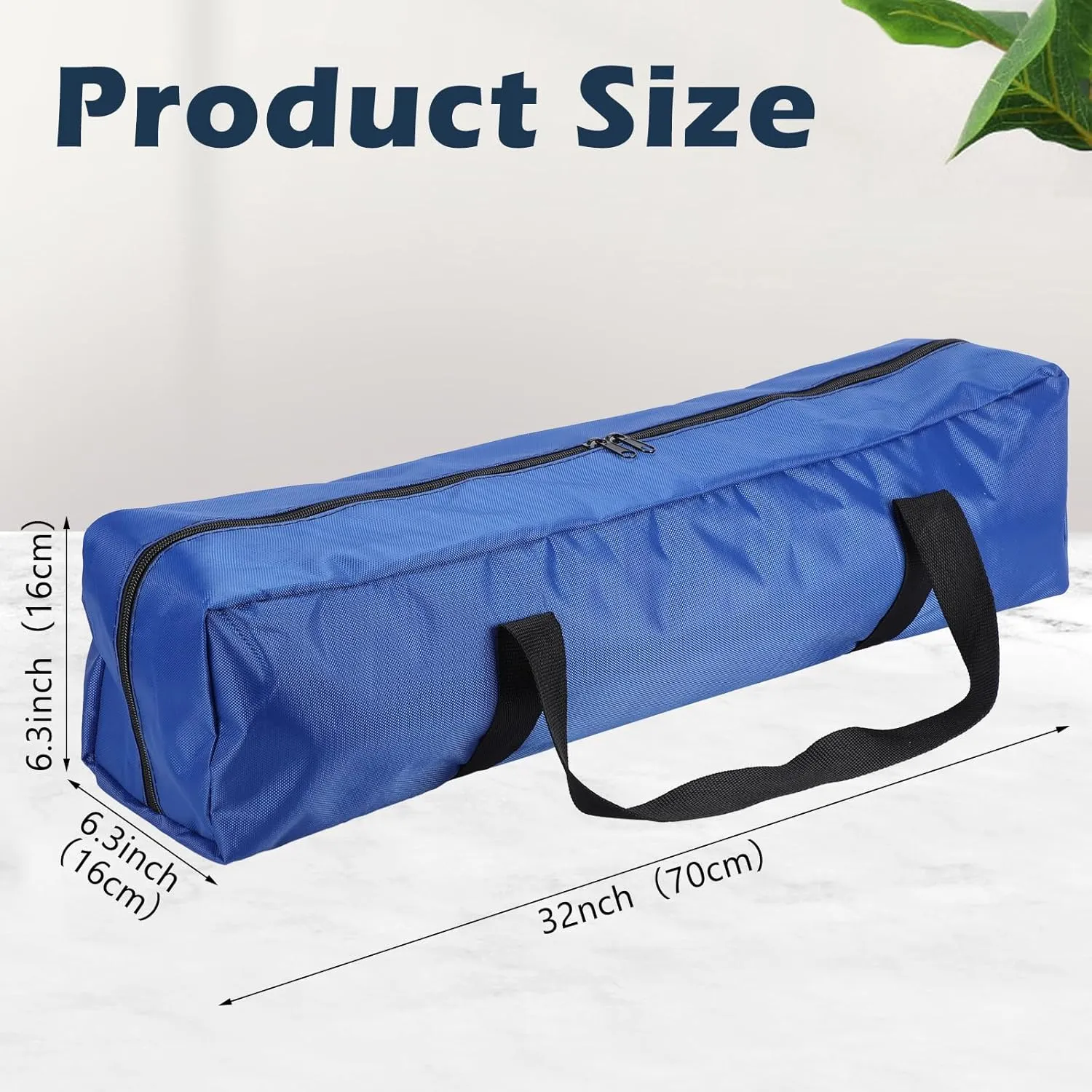 3 Pcs Tripod Carrying Case Bag Water Resistant Durable Lightweight Multifunctional Tripod Carrying Case with Heavy Duty Suit for Tent, Fishing Pole, Lights, Speakers, Cameras(Blue,28 Inch)