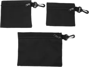 3Pcs Capacity Zipper Tool Bag Multi Functional Storage Pouch for Electricians Carpenters and Handymen Durable and Wear Resistant Design