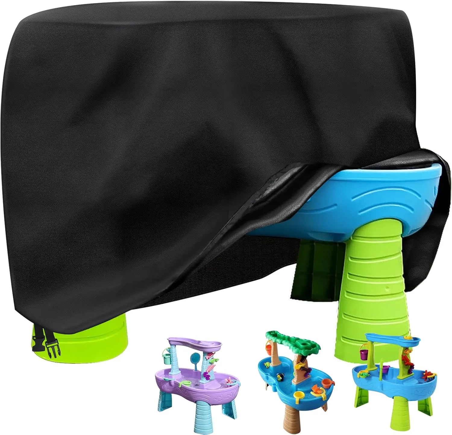420D Oxford Kids Water Table Cover Compatible with Step 2 Water Play Table, Outdoor Toy Covers for Toddlers Water Table,Waterproof,Dust Proof, Anti-UV Accessories for Step 2 Water Table