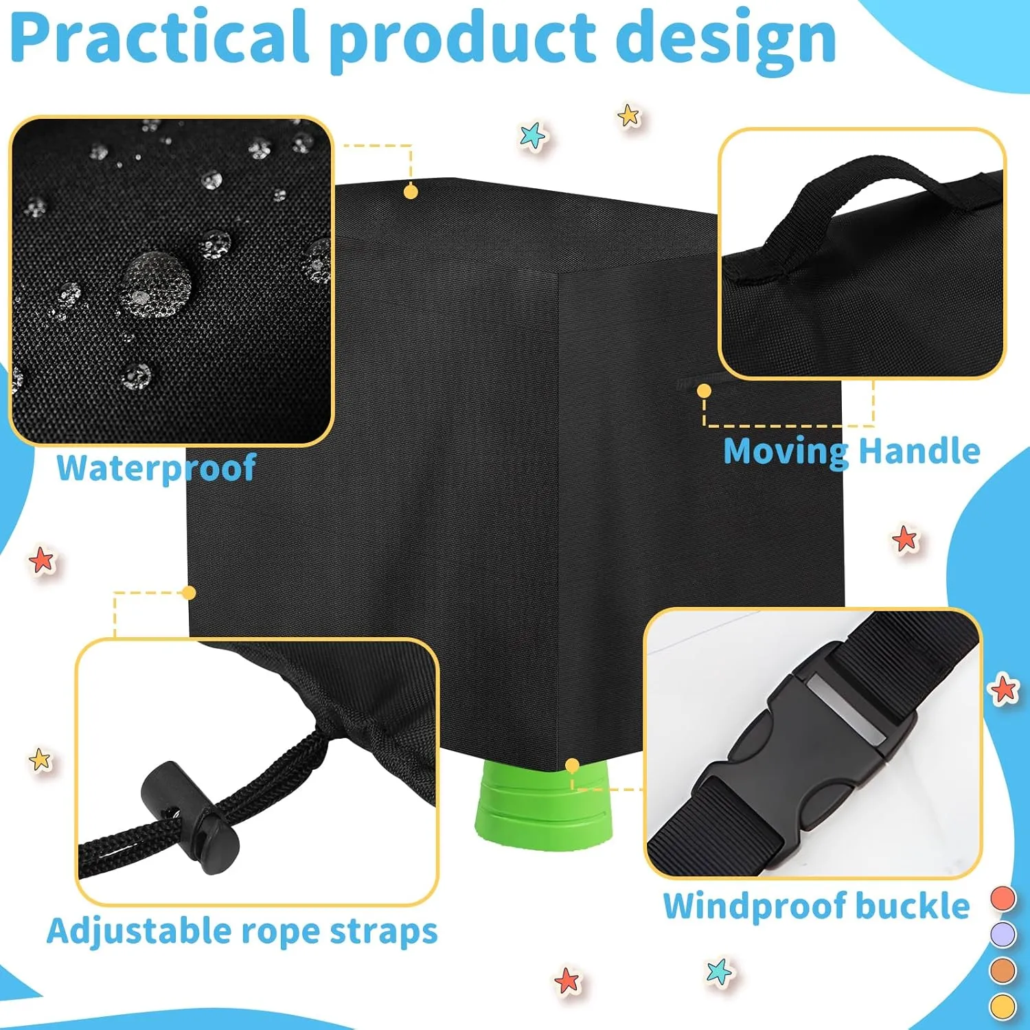 420D Oxford Kids Water Table Cover Compatible with Step 2 Water Play Table, Outdoor Toy Covers for Toddlers Water Table,Waterproof,Dust Proof, Anti-UV Accessories for Step 2 Water Table