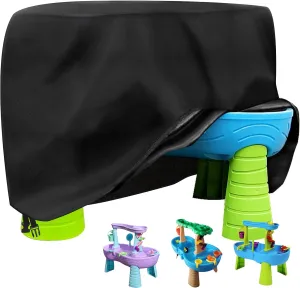 420D Oxford Kids Water Table Cover Compatible with Step 2 Water Play Table, Outdoor Toy Covers for Toddlers Water Table,Waterproof,Dust Proof, Anti-UV Accessories for Step 2 Water Table