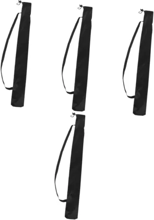 4pcs Baseball Bat Carrying Bag Lightweight Stick Pouch for Easy Transport Fits Bats Durable Protection for Travel and Storage Present for Baseball Enthusiasts
