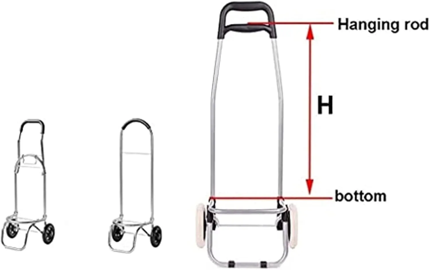 80L Oxford Cloth Waterproof Shopping Trolley Storage Bag - Shopping Cart Replacement Bag with Side Pockets, Durable and Large Capacity Trolley Replacement Bag, 38X30X70CM(A,1PCS)