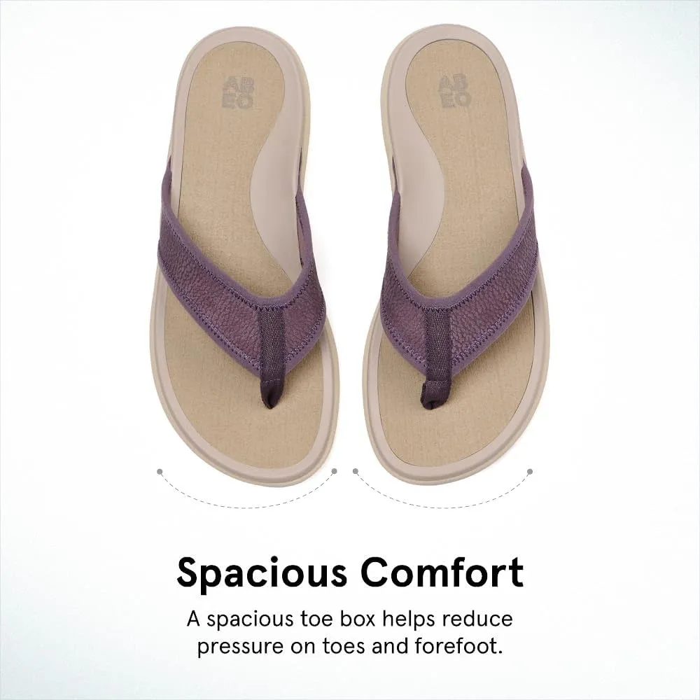 ABEO Laguna Flip Flops For Women | Orthopedic Sandals | Arch Support Flip Flops | Plantar Fasciitis Relief Sandals | Built-In Orthotics Inserts For Women