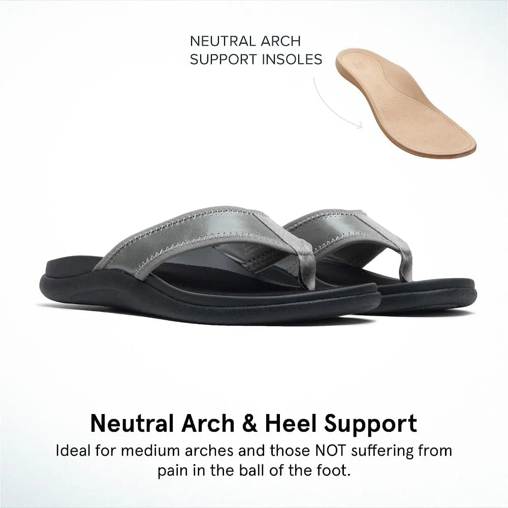 ABEO Laguna Flip Flops For Women | Orthopedic Sandals | Arch Support Flip Flops | Plantar Fasciitis Relief Sandals | Built-In Orthotics Inserts For Women