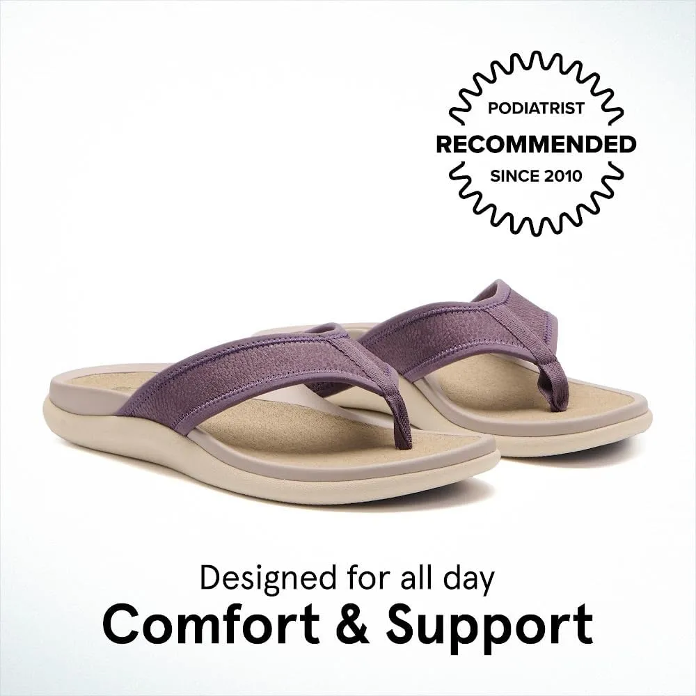ABEO Laguna Flip Flops For Women | Orthopedic Sandals | Arch Support Flip Flops | Plantar Fasciitis Relief Sandals | Built-In Orthotics Inserts For Women