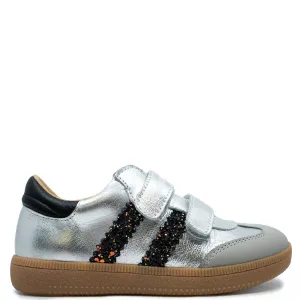 Acebos Silver Stripe Velcro Sneaker