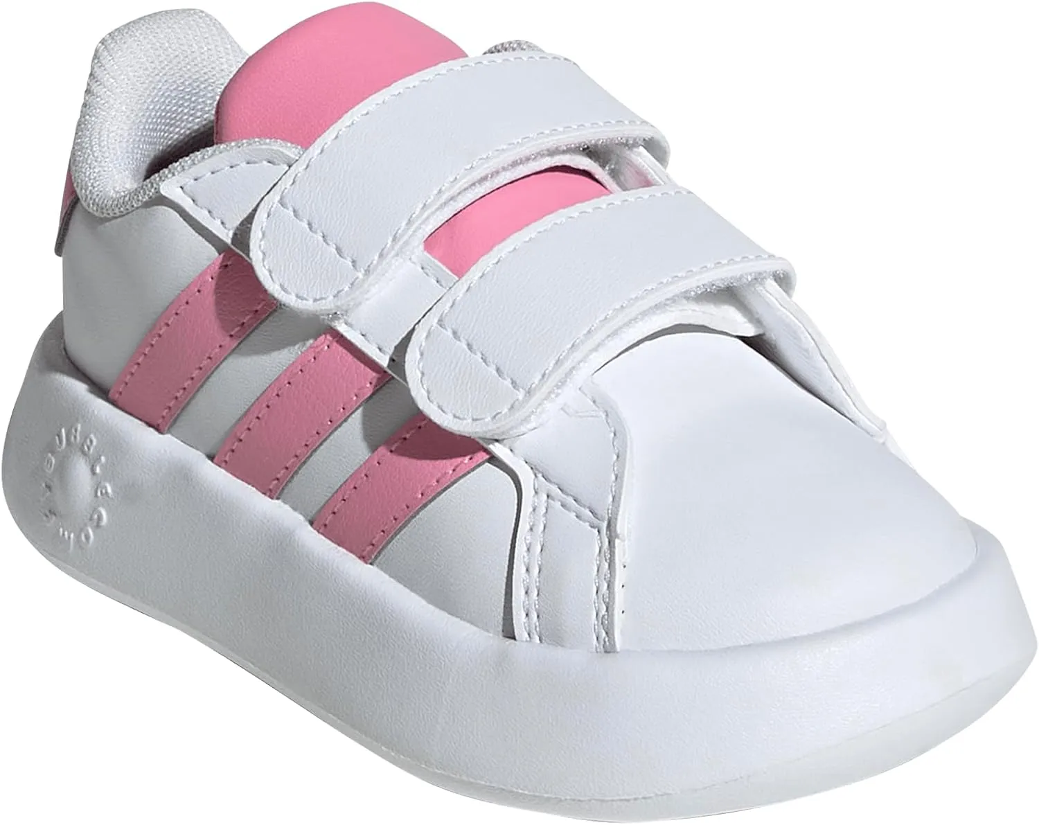 adidas Baby-Boy's Grand Court 2.0 Velcro Strap Sneaker