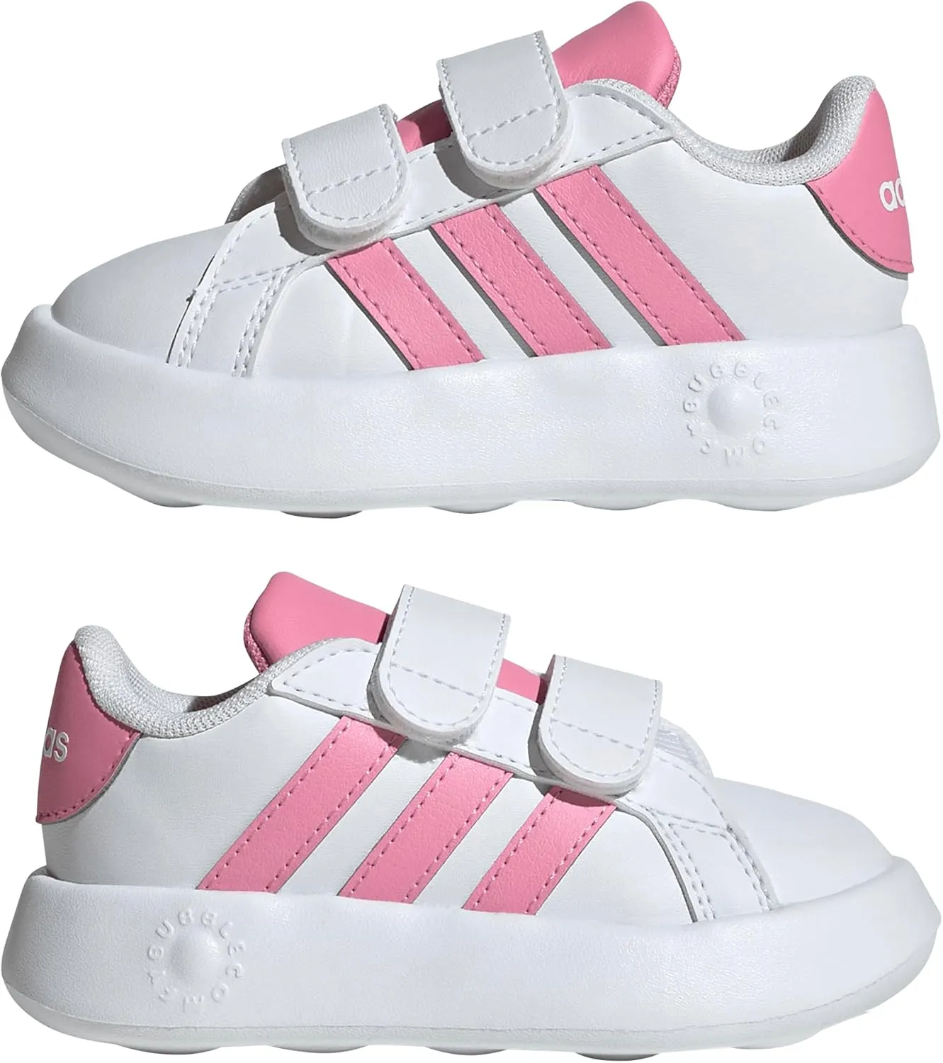 adidas Baby-Boy's Grand Court 2.0 Velcro Strap Sneaker