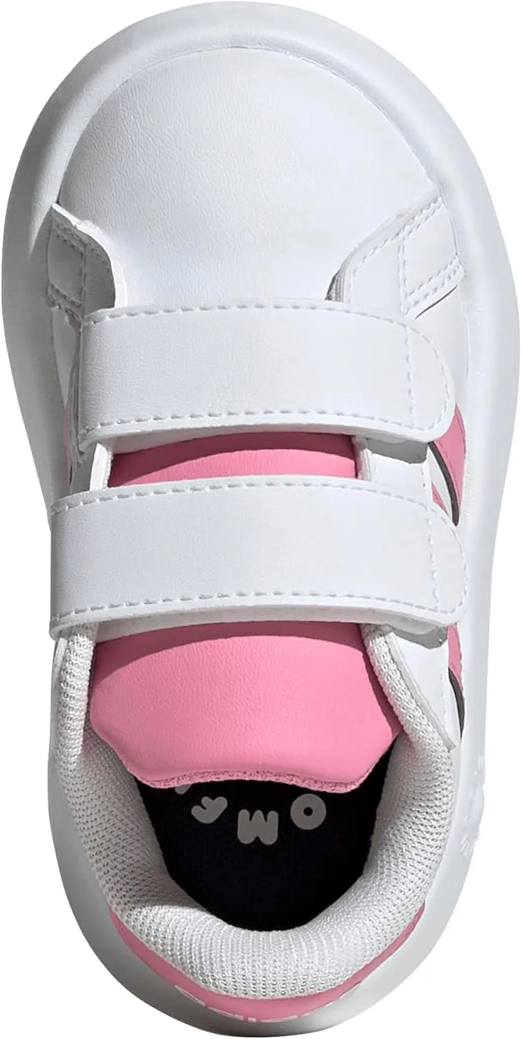 adidas Baby-Boy's Grand Court 2.0 Velcro Strap Sneaker