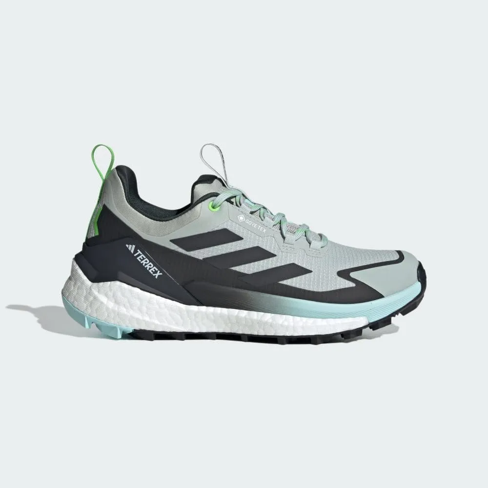 adidas Womens Terrex Free Hiker 2 Low GTX Hiking Hiking Sneakers Shoes - Green