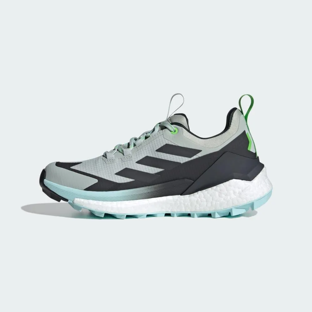 adidas Womens Terrex Free Hiker 2 Low GTX Hiking Hiking Sneakers Shoes - Green