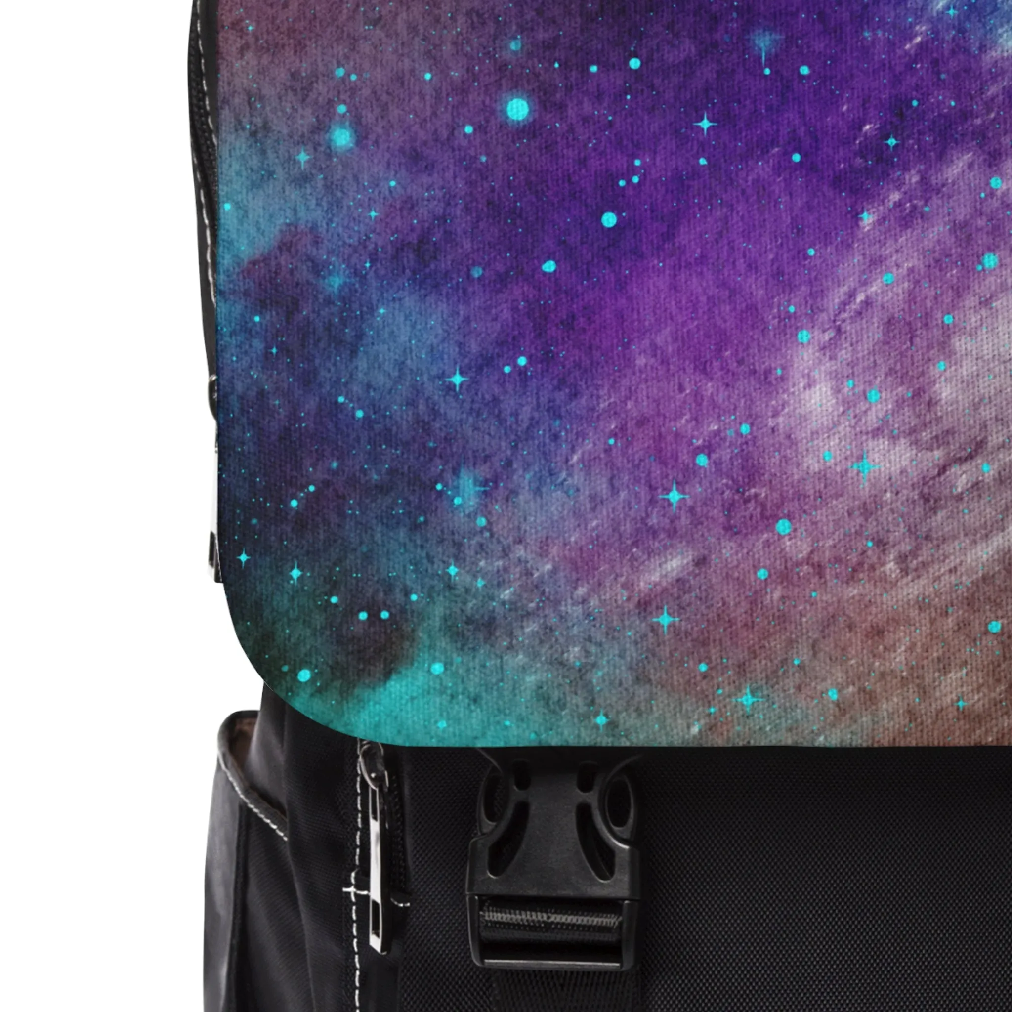 Amongst the Stars, Out of this World, Purple, Outerspace. Back to School Unisex Casual Shoulder Backpack