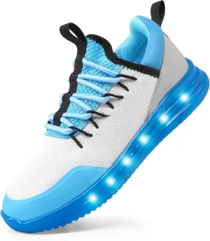 AMZZPIK LUMIKICK Kids Light Up Shoes for Boys Girls Tennis Walking Luminous Sneakers for Little Kid