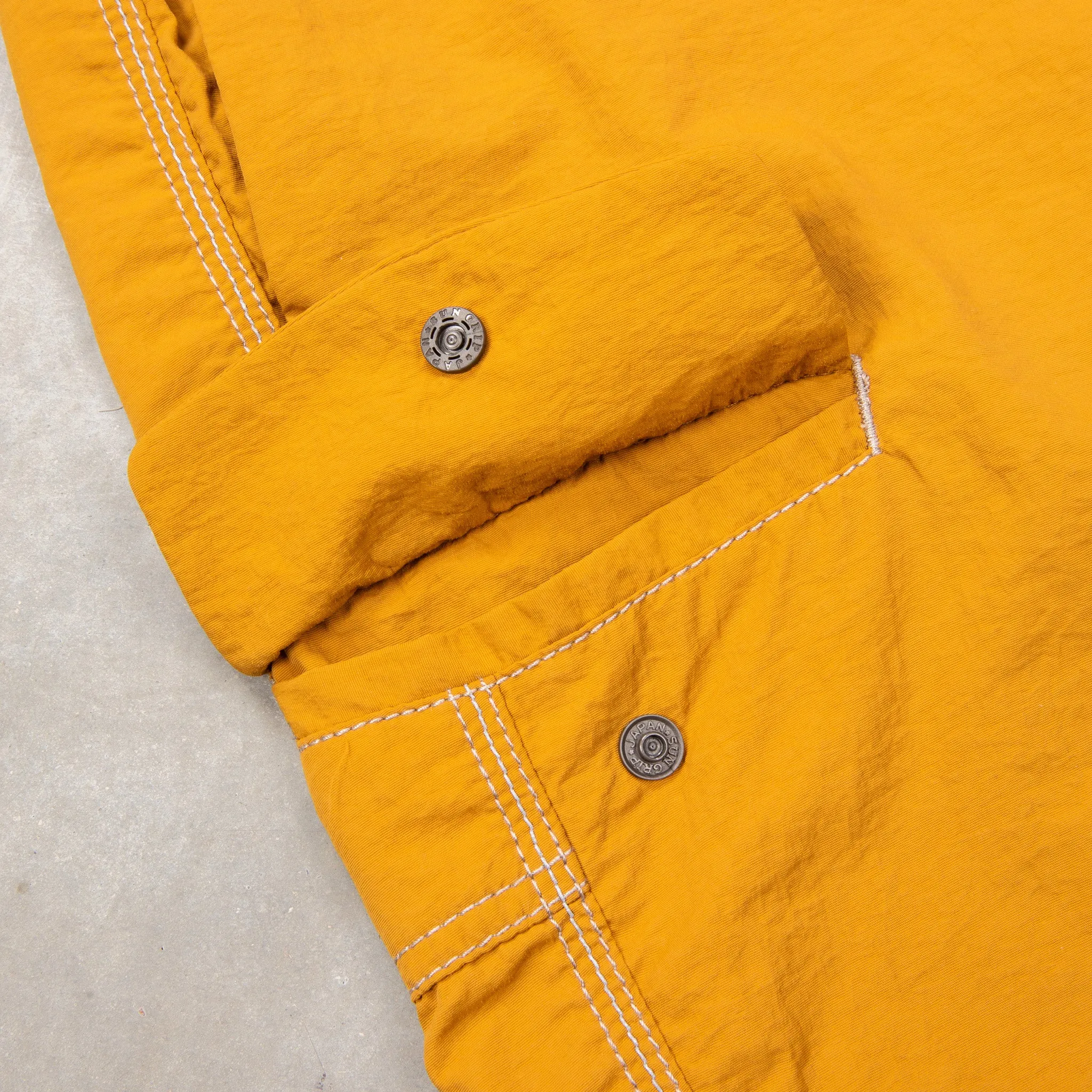 And Wander Ny Taffeta Hiker Shorts Yellow