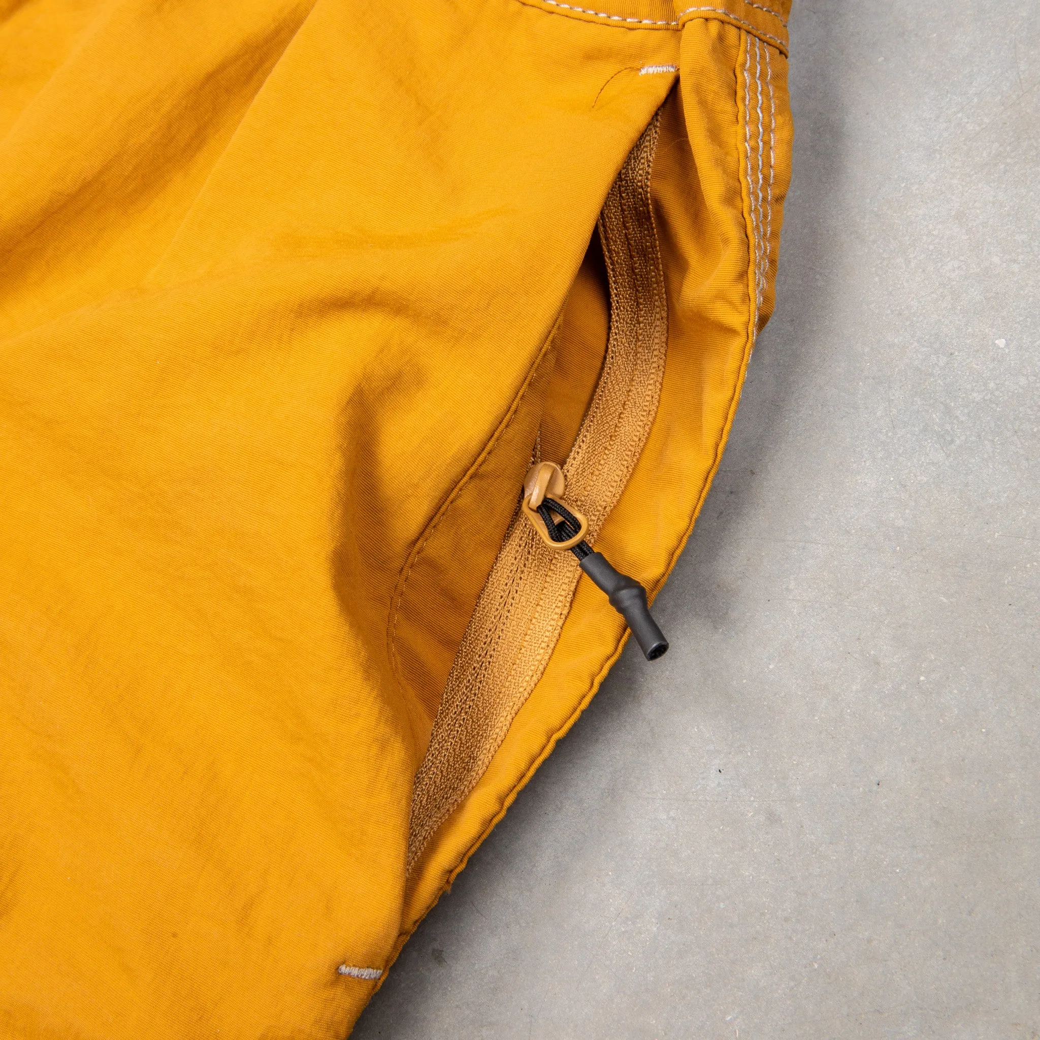 And Wander Ny Taffeta Hiker Shorts Yellow