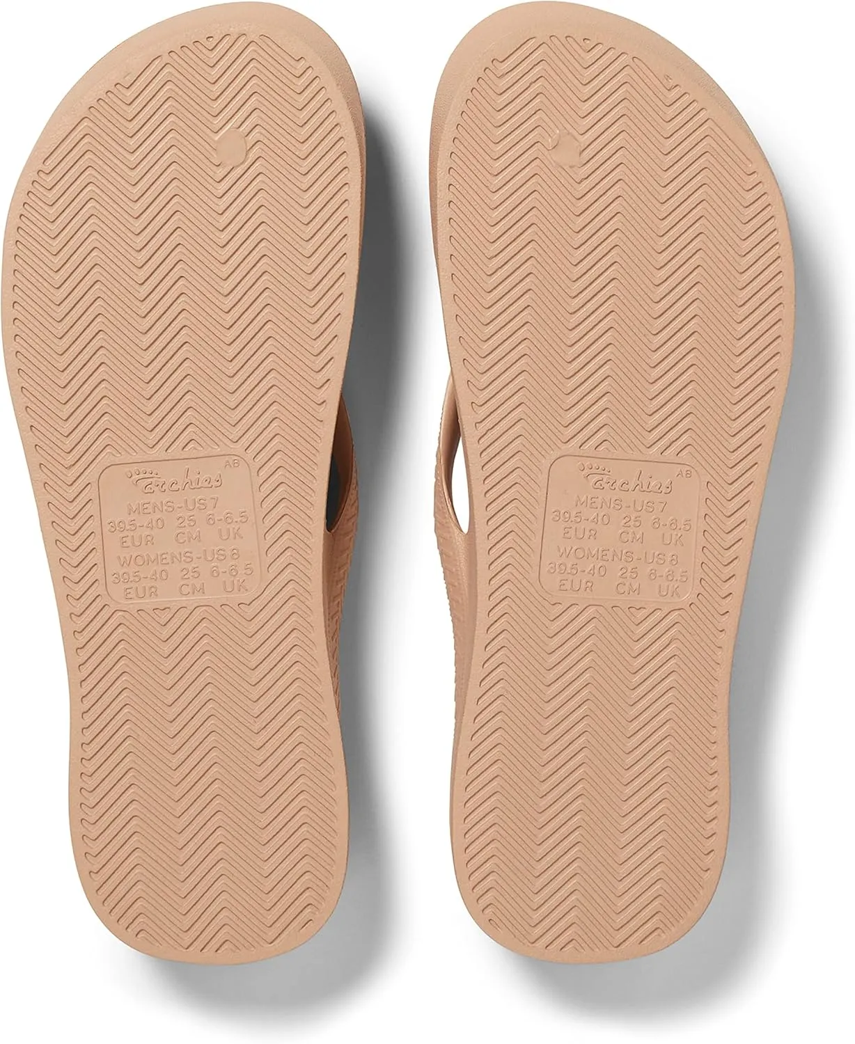 Archies Arch Support Flip Flops for Men & Women – Orthotic Sandals for Plantar Fasciitis Relief – Lightweight, Cushioning, Shock-Absorbing Thong Sandals for Walking, Foot Pain & All-Day Comfort