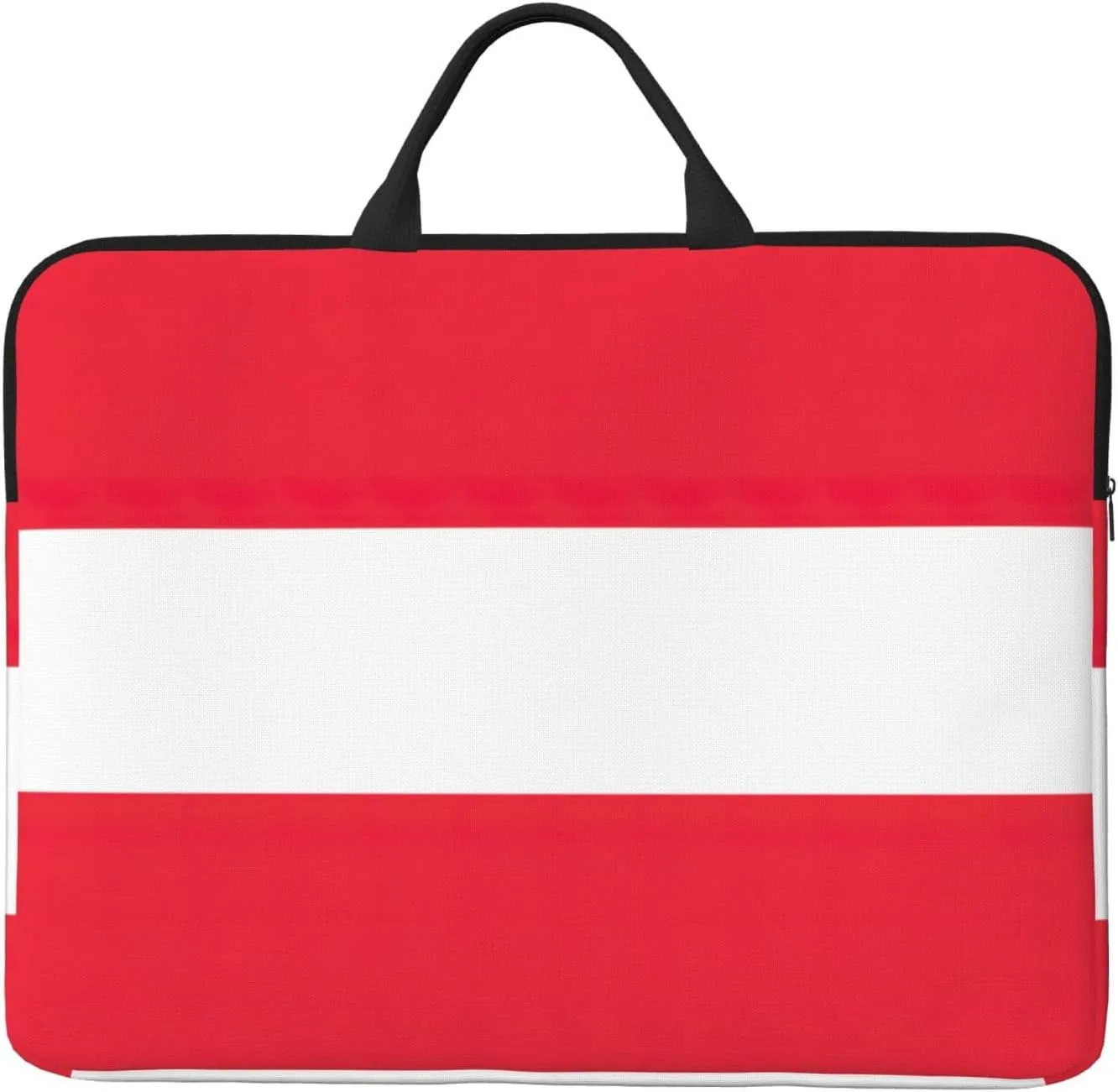 Austrian flag print Durable Travel Laptop Bag HandBag Shockproof Carrying Bag Briefcase for 14inch Laptop Notebook