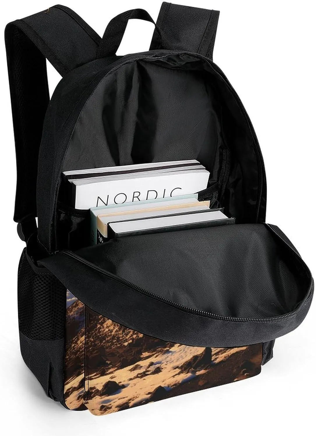 Backpack for Men Women Laptop Backpack Mauna Kea Summit Sunset Casual Daypack Laptop Bag for Travel