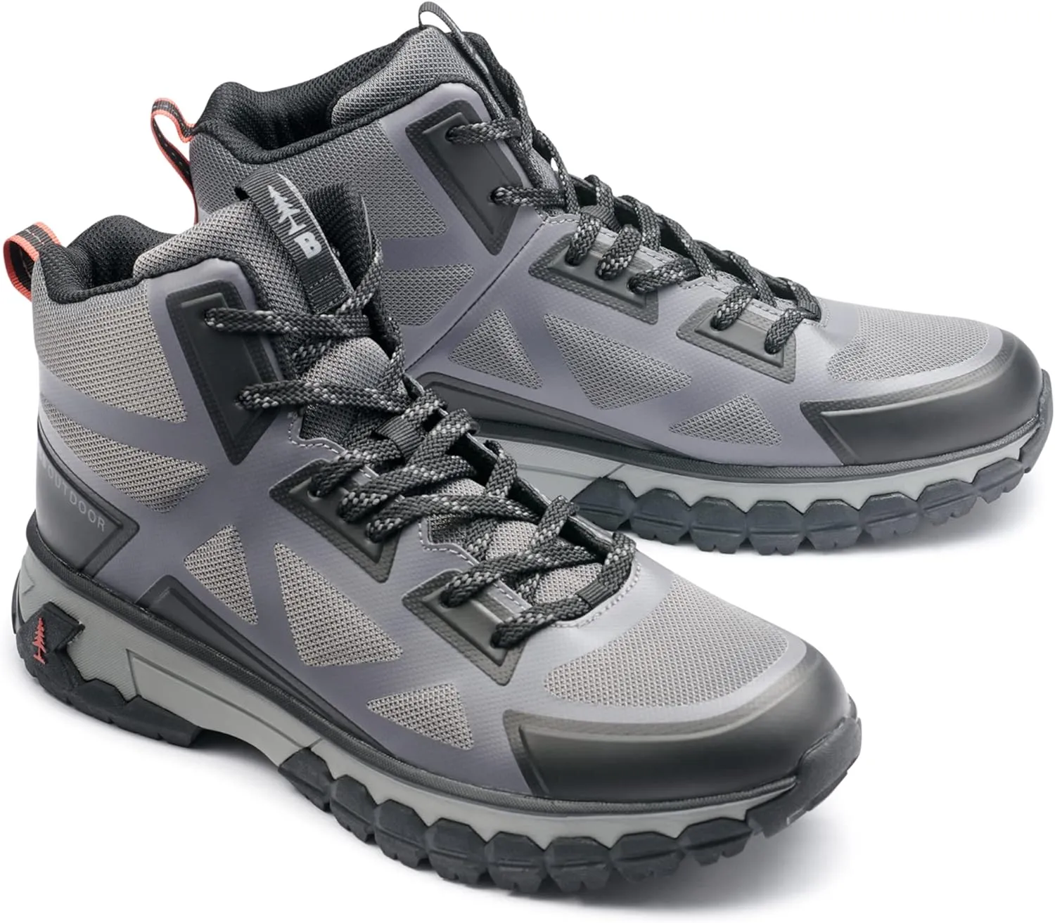 BASS OUTDOOR Men's Peak Seamless Hiker Mid Hiking Boot