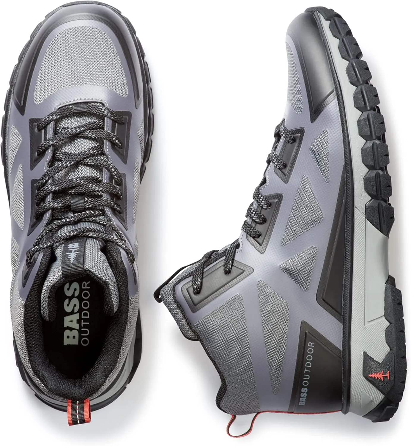 BASS OUTDOOR Men's Peak Seamless Hiker Mid Hiking Boot
