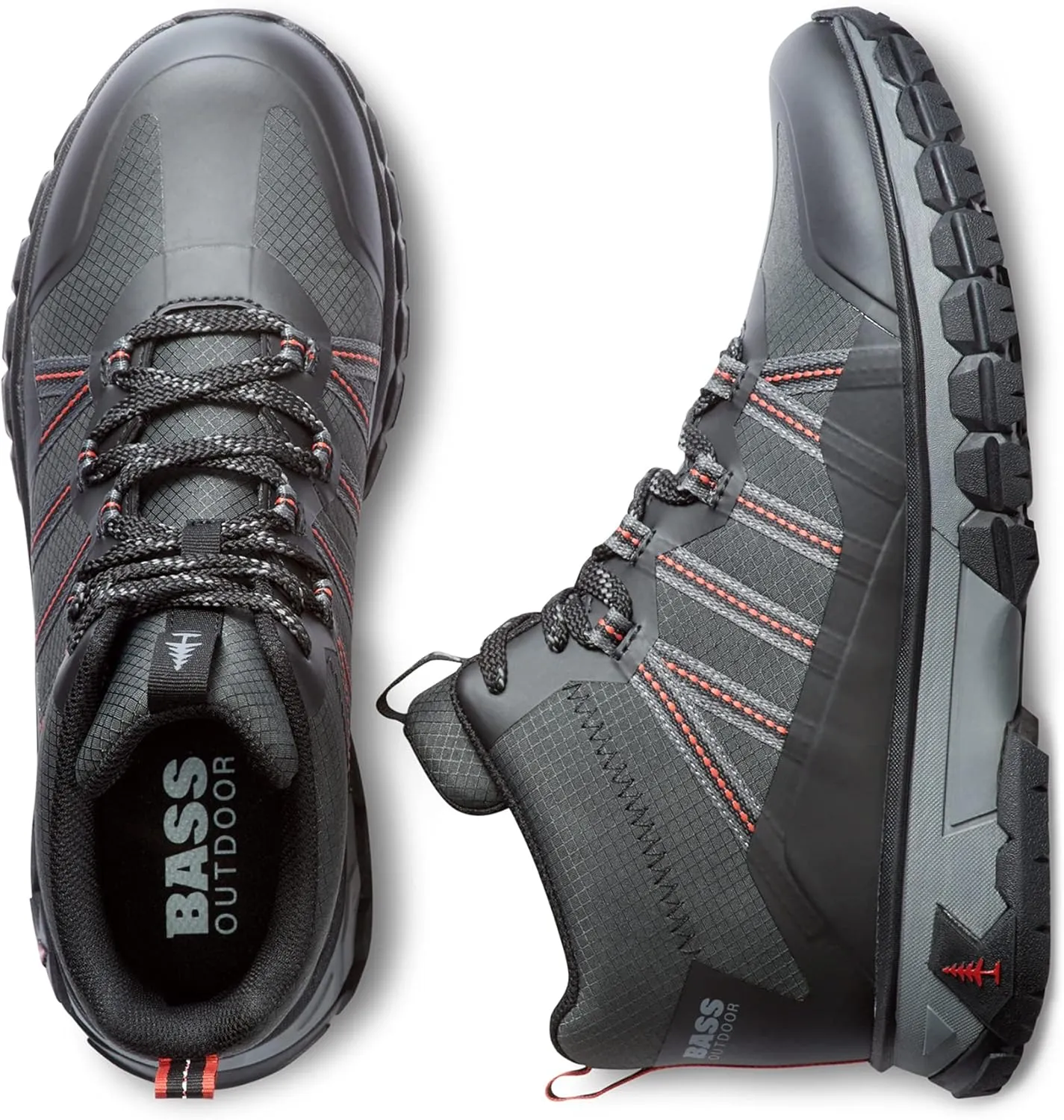 BASS OUTDOOR Men's Peak Webbing Hiker M Ankle Boot
