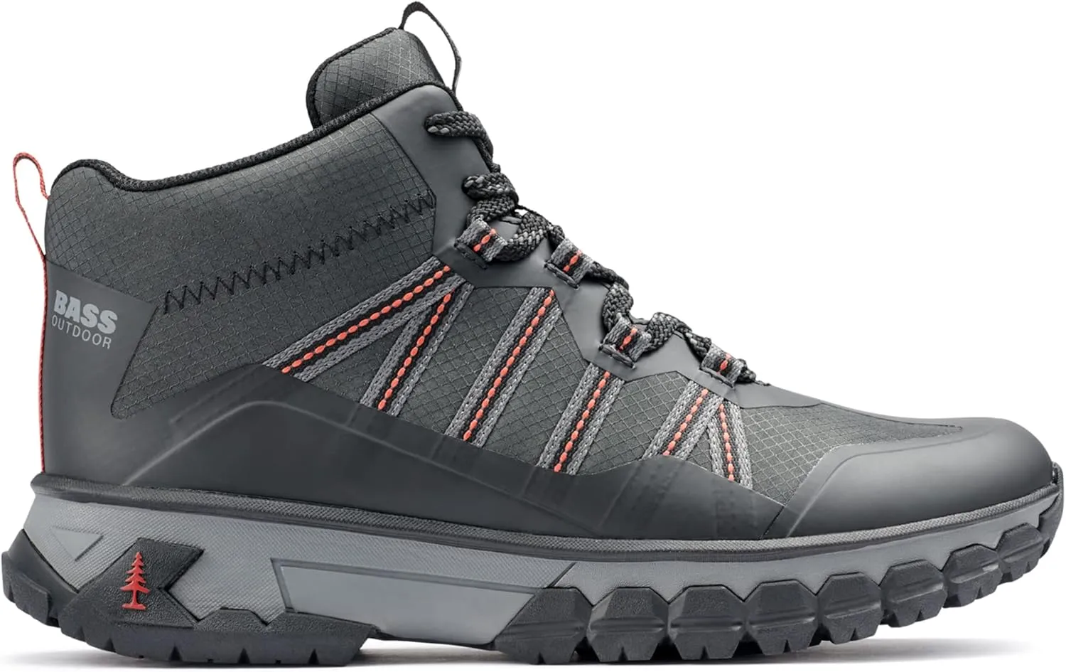 BASS OUTDOOR Men's Peak Webbing Hiker M Ankle Boot
