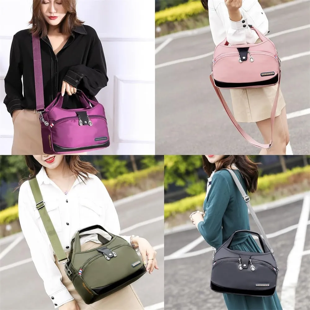 Beautifuldeer Anti Theft Handbag, Women'S FashionTheft Handbag, Crossbody Bag, Waterproof Oxford Cloth Satchel