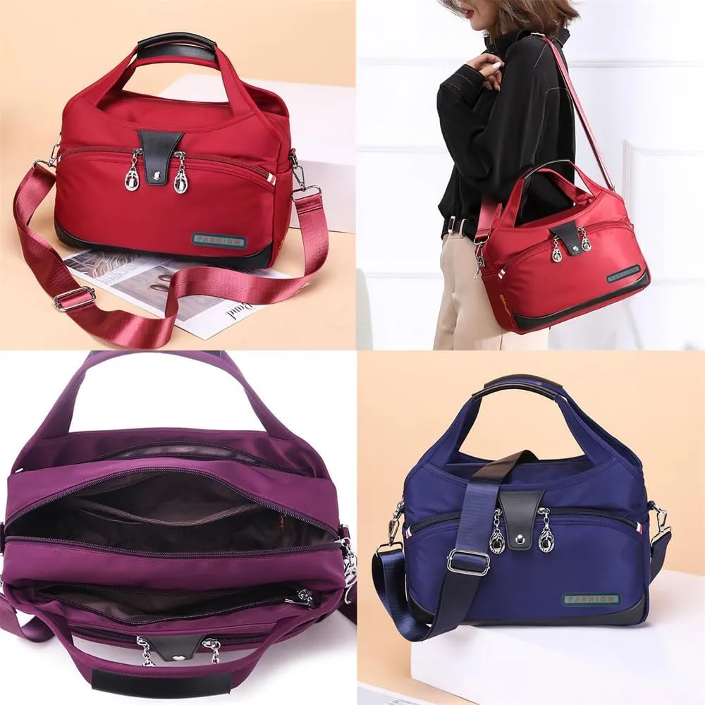 Beautifuldeer Anti Theft Handbag, Women'S FashionTheft Handbag, Crossbody Bag, Waterproof Oxford Cloth Satchel
