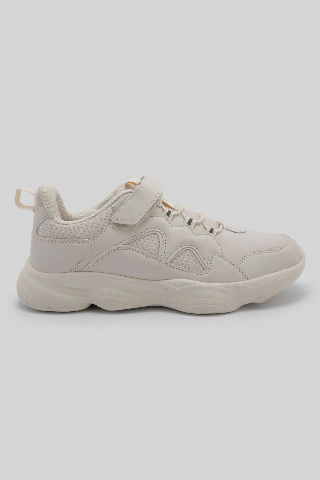 Beige Velcro Sneaker