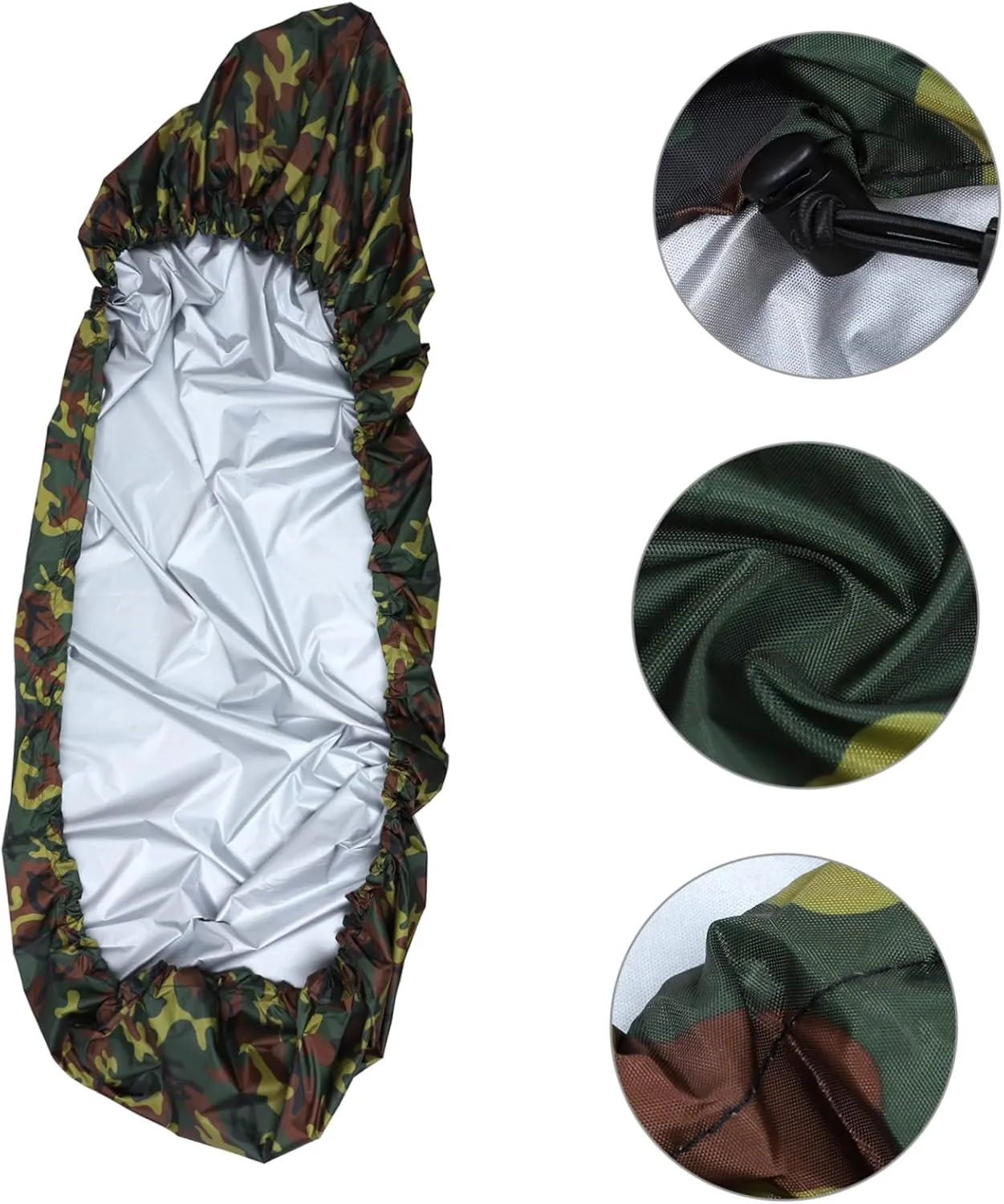 BESPORTBLE Kayak Covers Boat Outdoor Covers Heavy Duty Tarps Uv Protection Oxford Fabric