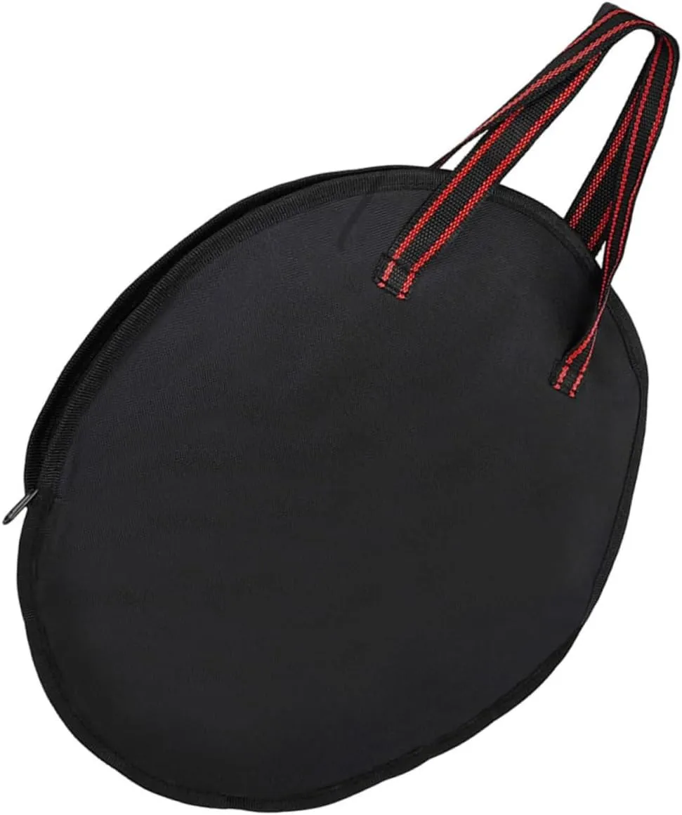 BESPORTBLE Silent Drum Pad Carrying Bag Durable Percussion Instrument Storage for Snare Drum Drumsticks and Accessories Lightweight Portable Design