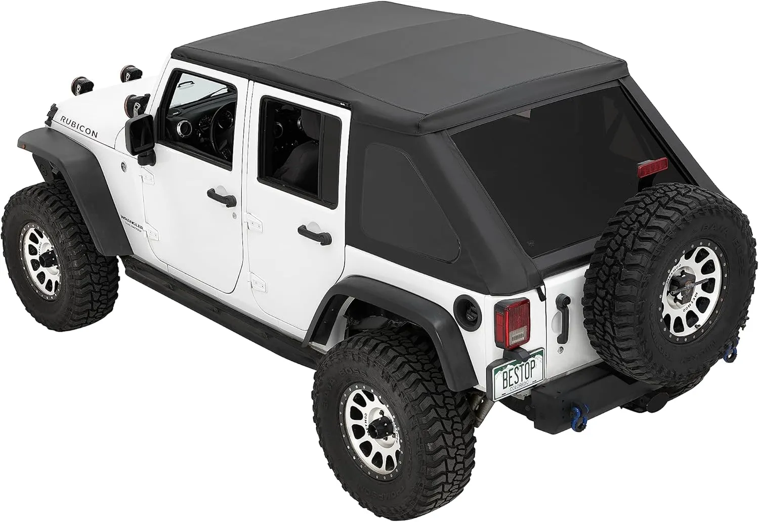 Bestop ‎5682535 The Ascent - '07-18 Wrangler JK 4-Door (Black Diamond)