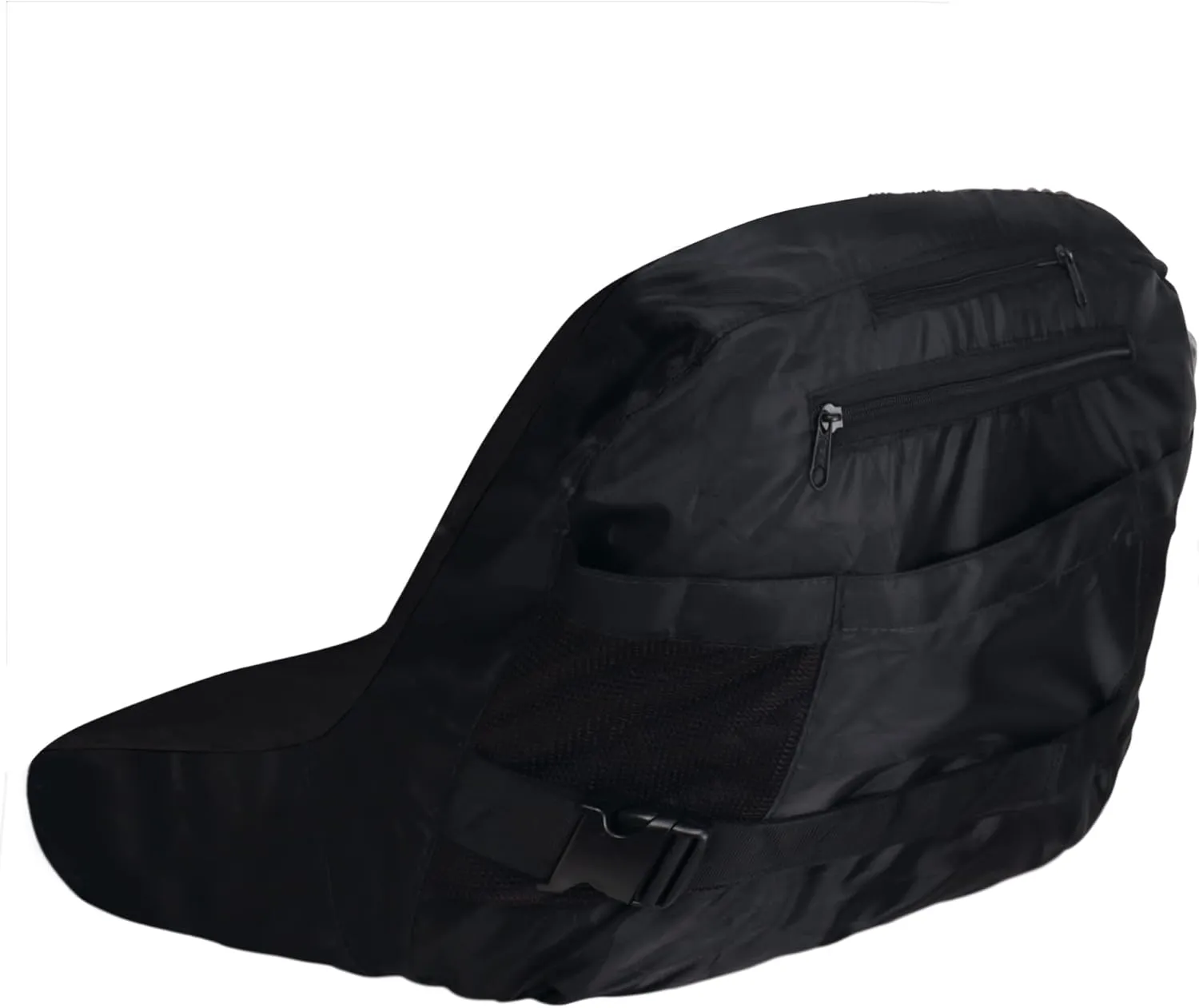 Black Riding Lawn Mower Tractor seat Cover for kubota Craftsman Husqvarna John Deere cub Cadet wheatherproof Padded Comfort fits 12.5''-14'' backrest 3storage Pockets