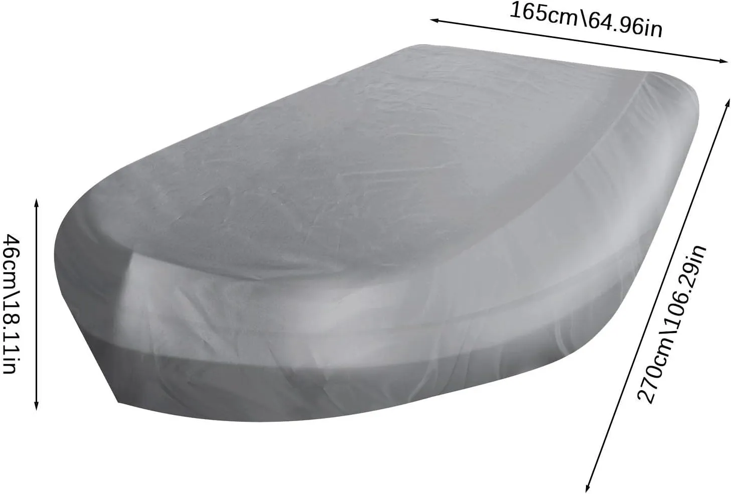 Boat - Waterproof Boat, Anti UV Boat Protection Gear, Inflatable Boat Covers, Large Drift Boat Covers, Dust Proof Boat Covers, Ship Drift, Dust Proof Kayak Gear for Outdoor