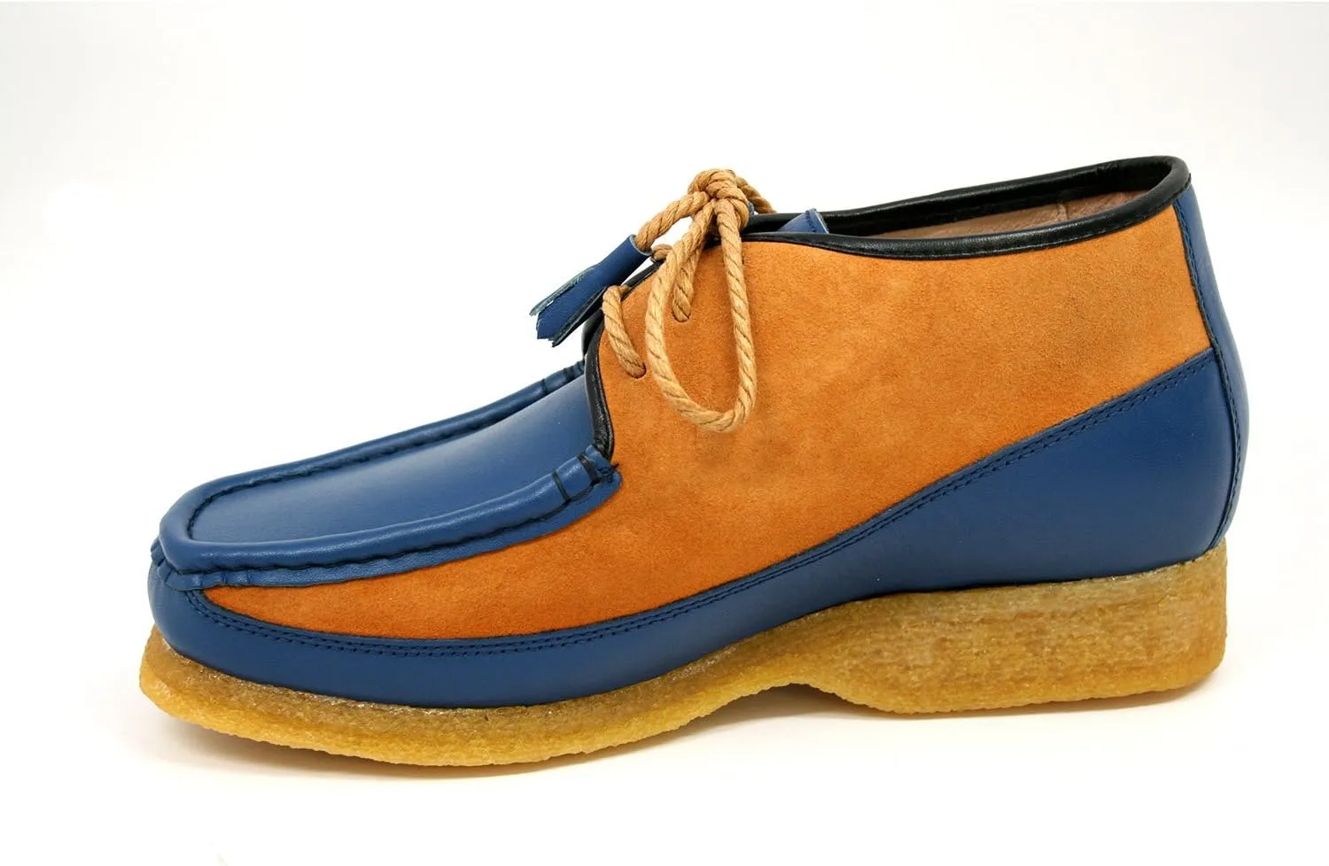 British Collection Men's Knicks Three Quarters Lace-up Leather Shoes