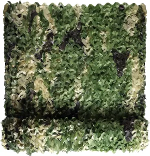 Camo Netting Camouflage Netting, Bulk Roll Mesh Nets Camouflage Nets Military Surplus for for Hunting Blind Sunshade Car Cover Party Decorations