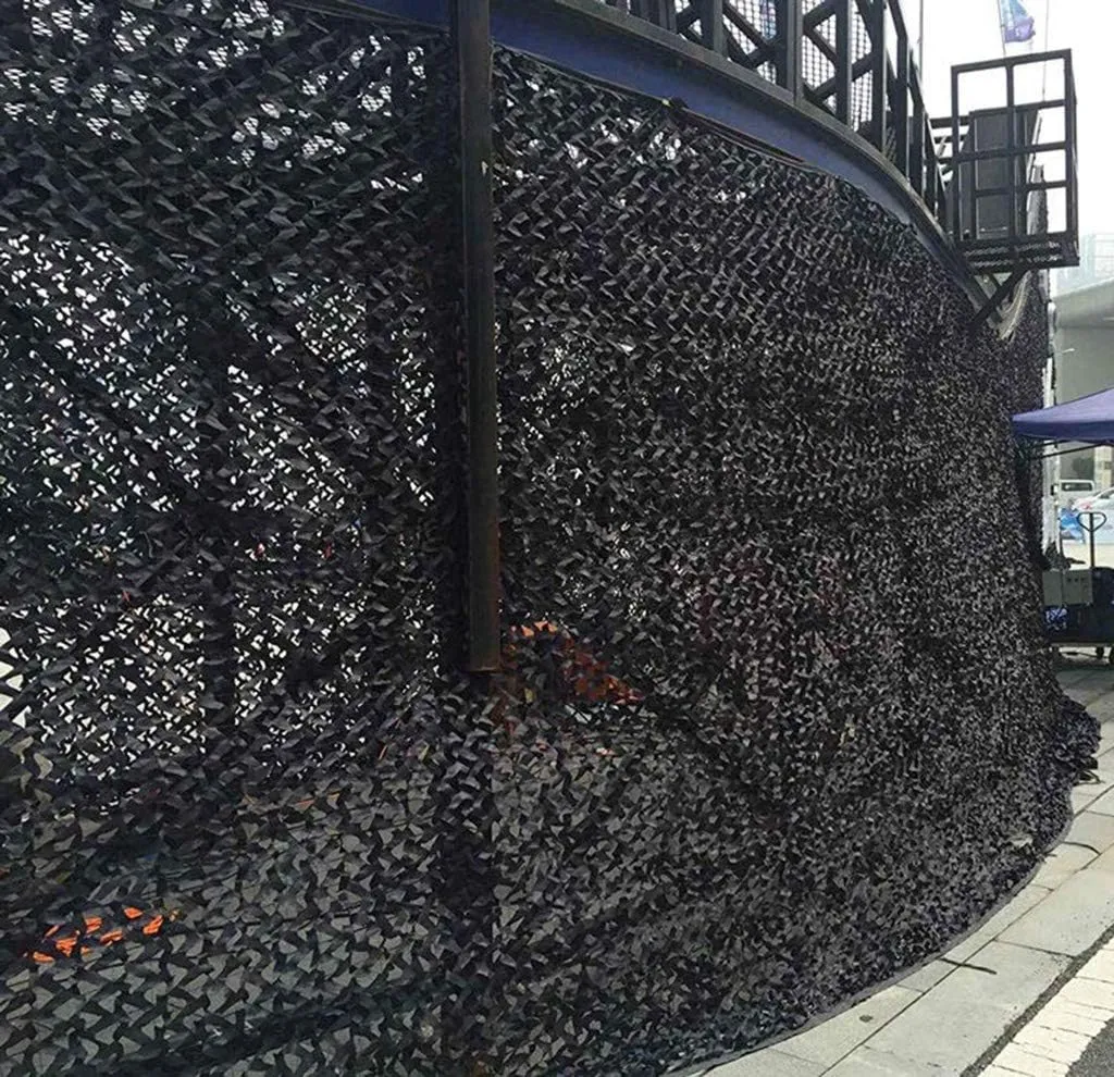 Camo Netting with Mesh Woodland UV Resistant Shade Camouflage Net Blinds for Hunting Camping Shooting Greenhouse Plant Shade Net Military Sunscreen Car Cover Decoration