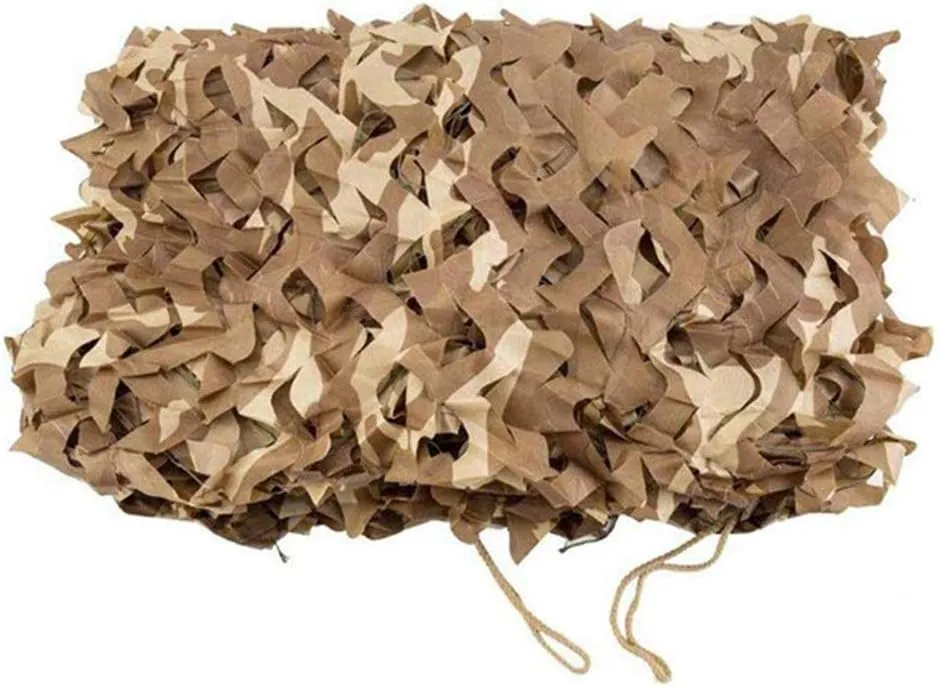Camouflage Net Oxford Polyester UV Resistant Shade Military Camo Netting Reinforced Lightweight Durable for Sunshade Camping Shooting Hunting Sunscreen Nets