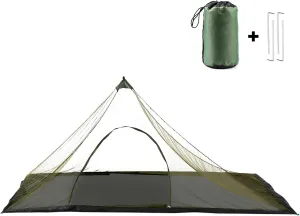 Camping Tent with Carry Bag Water Resistant Outdoors Mesh Tent for Backpacking Hiking Camping Fishing,Camp mesh Netting, Green